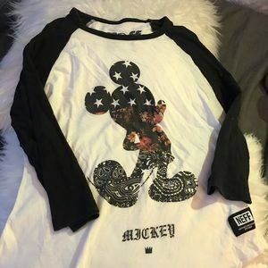 Neff Mickey mouse shirt. Size small